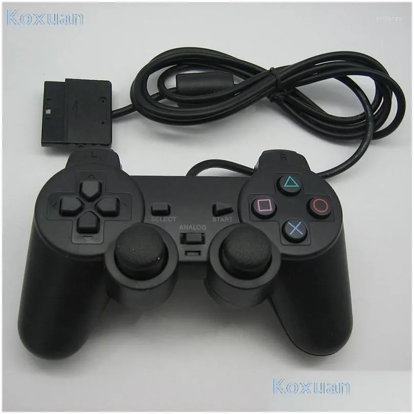 Game Controllers 1 Controller For PS2 Wired Gamepad Joypad Original / 2 PSX PS Pcs Black Wholesale