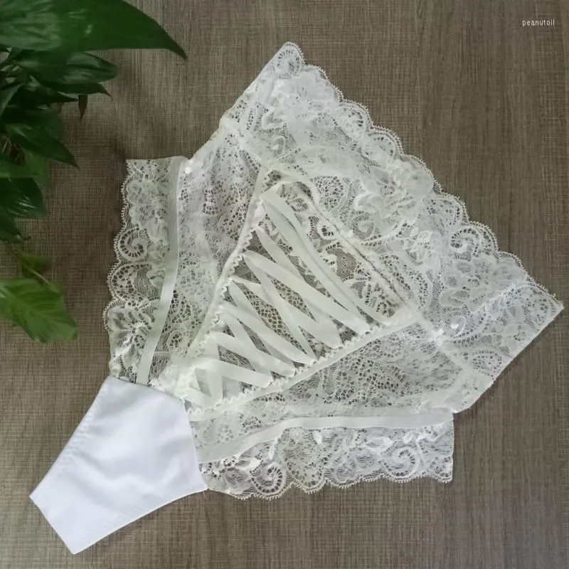 Women`s Panties Sexy Women High Waist Lace Thongs And Underwear Ladies Hollow Out Underpants Intimates Lingerie