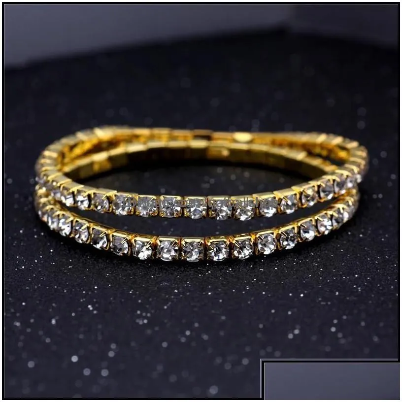 Tennis Bracelets Jewelry Bohemian Cz Crystal Bracelet For Women Men Cubic Zirconia Party Wedding Hip  Aessories Drop Delivery Dhsvo