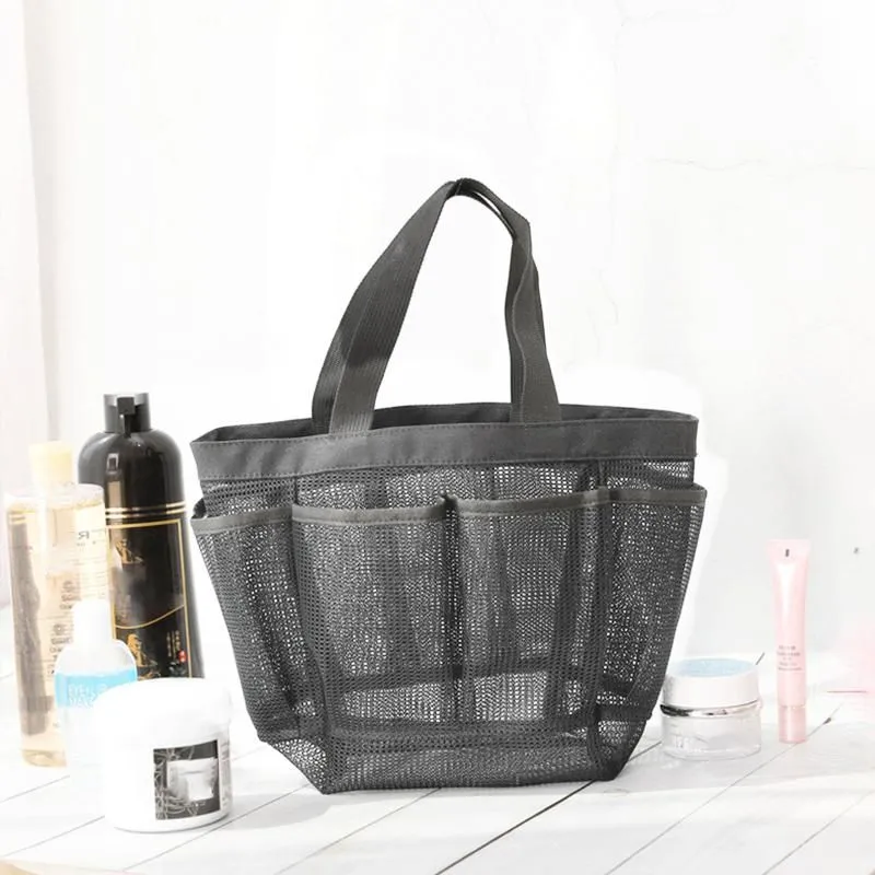 Storage Bags Quick Dry Shower Tote Quick-Drying Mesh Bag Caddy Basket Toiletry Organizer Breathable And Firm Gifts ForStorage