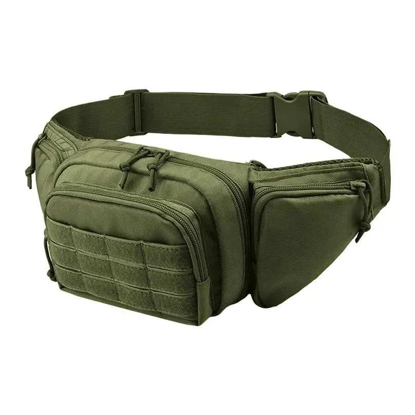 Hand Tools 1Pc Tactical Range Bag Waist Pack Nylon Hiking Phone Pouch Waterproof Sports Army Military Hunting Cam Belt With Drop Deliv Dhdur