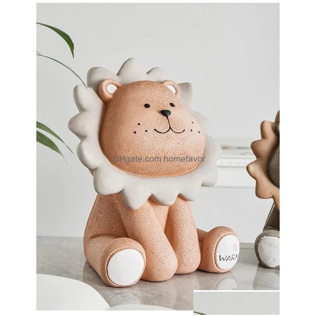 boxes nordic  piggy bank large creative cute  coin childrens piggy bank decor living room decoration ornament money boxes