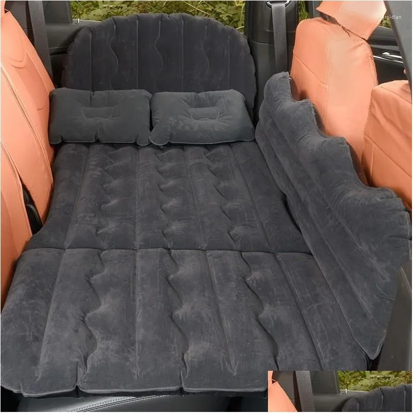 Interior Accessories Car Air Inflatable Travel Mattress Bed Universal For Back Seat Multi Functional Sofa Pillow Outdoor Camping Mat