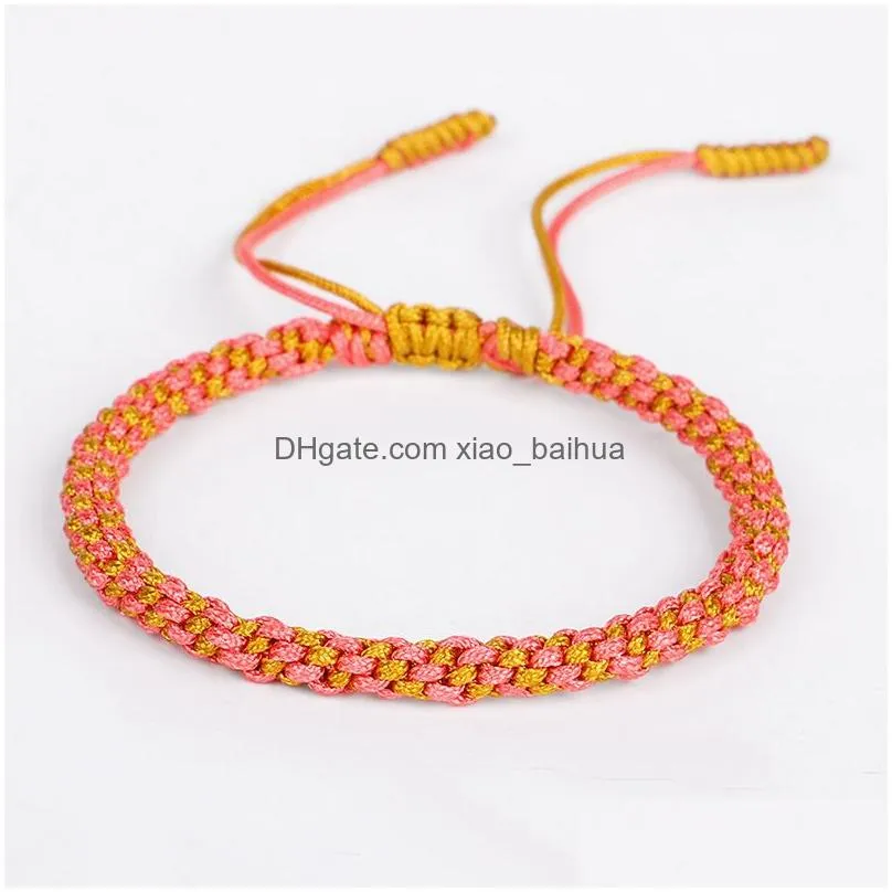 jewelry bracelet hand woven rope corn knot bracelet creative tibetan red rope female bracelet