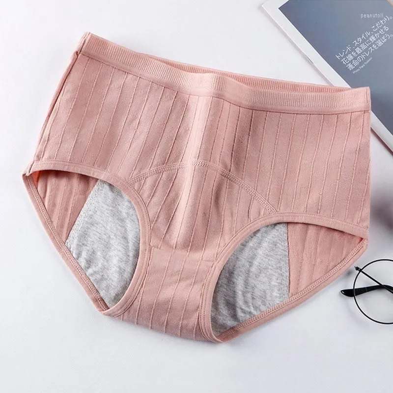 Women`s Panties Leak Proof Menstrual For Menstruation Cotton Physiological Pants Women Underwear Period Waterproof High Waist Briefs