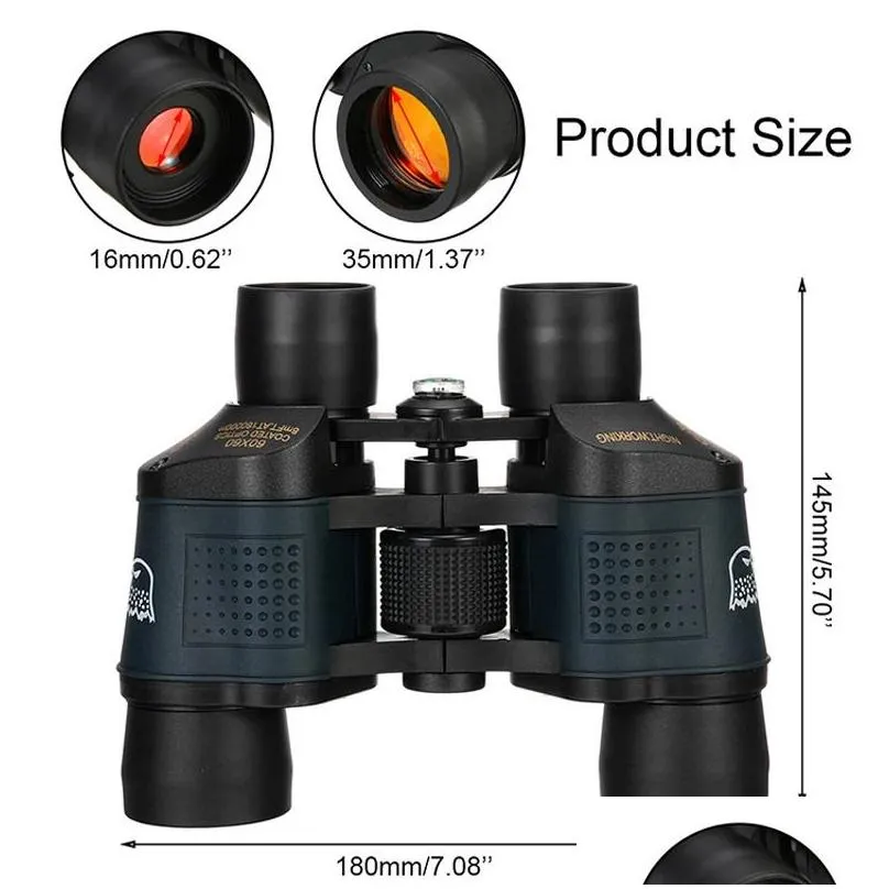 Telescope & Binoculars Binocars Cam 80X80 Long Range 15000M Hd High Power Tourism Powerf Hunting 231206 Drop Delivery Sports Outdoors Dhqx4