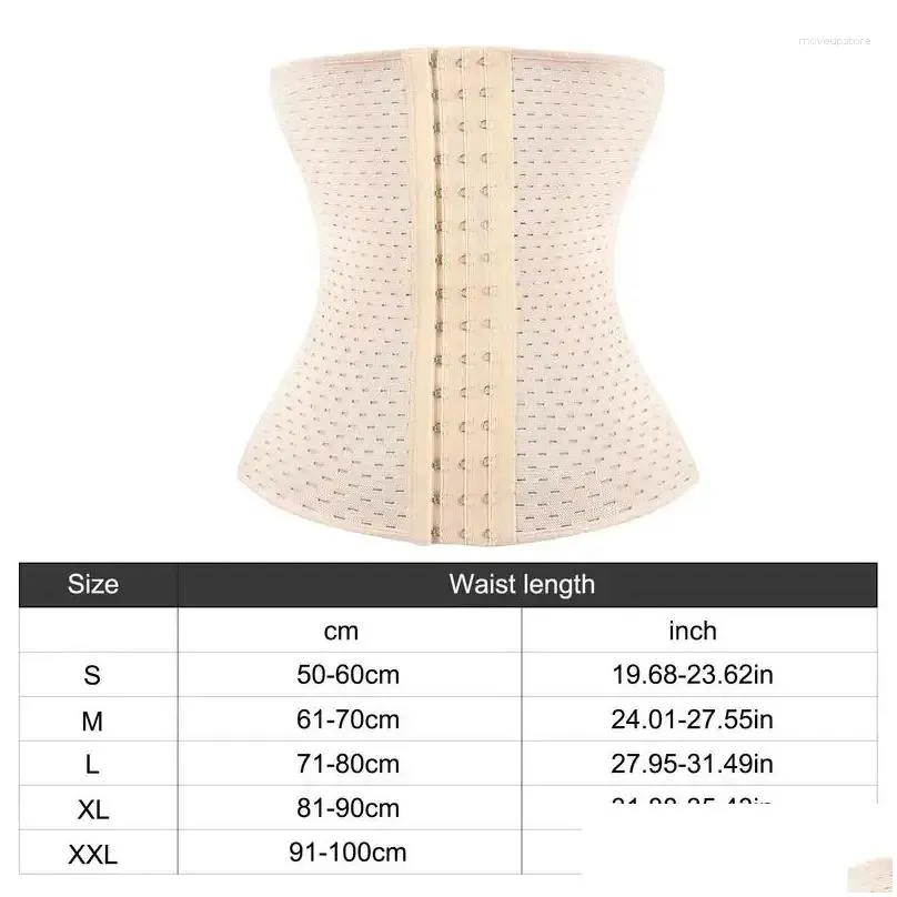 Waist Support Trainer Belt Cincher Trimmer Ab Postpartum Breathable And Comfortable Body Shaper For Women