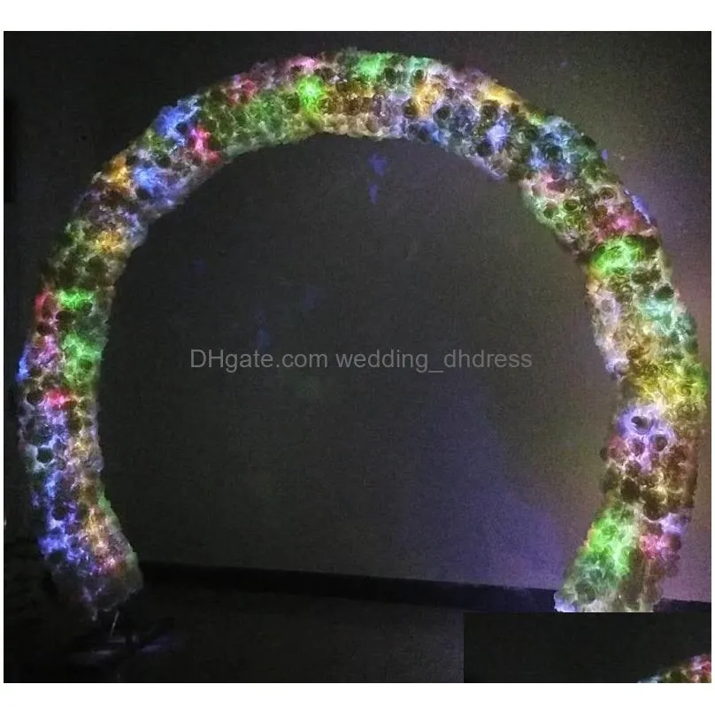 20x 50cm wedding decoration arch flower rows party aisle decorative road cited centerpieces supplies 10pcs3204337