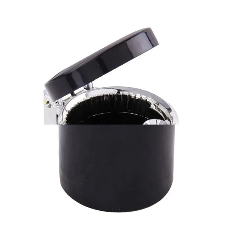 Hot Universal Car Ashtray With LED Light Portable Smokeless Ashtray Cigarette Holder Cup Car Interior Accessories