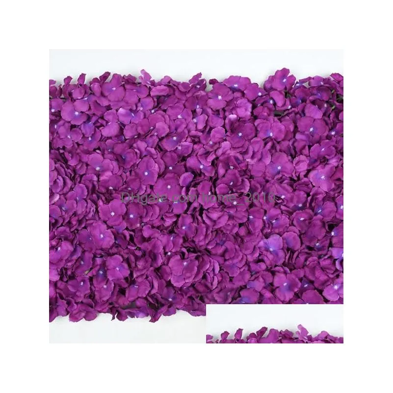 decorative flowers wreaths 10pcs 60x40cm artificial hydrangea flower panels wedding backdrop centerpieces decorations venue floral decor