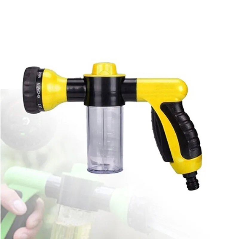 Water Gun Hose Nozzle Car Washer Garden Watering  Spray High Pressure Sprinkler Foam Lance Automobiles Cleaning Tool