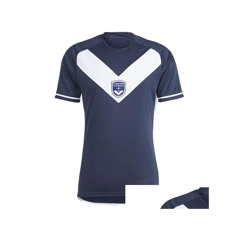 2023 2024 Maillot de foot GirONdiNs BoRDeaUx Soccer Jerseys 23 24 40th Anniversary fourth Football Shirts Home BAKWA BADJI WEISSBECK JOSH MAJA Football