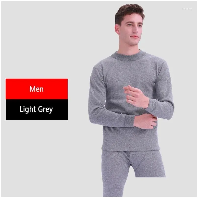 Men`s Thermal Underwear Sets Winter Warm Men Thick Long Johns Camiseta Termica Clothing