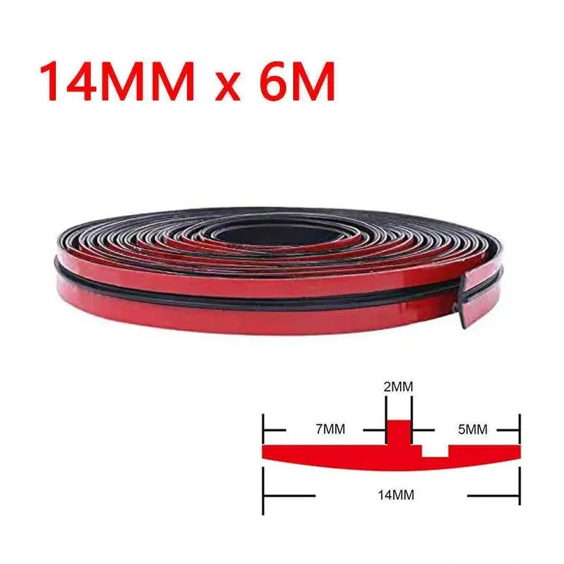 New 19mm Rubber Car Seals Edge Sealing Strips Auto Roof Windshield Car Rubber Sealant Protector Seal Strip Window Seals for Auto