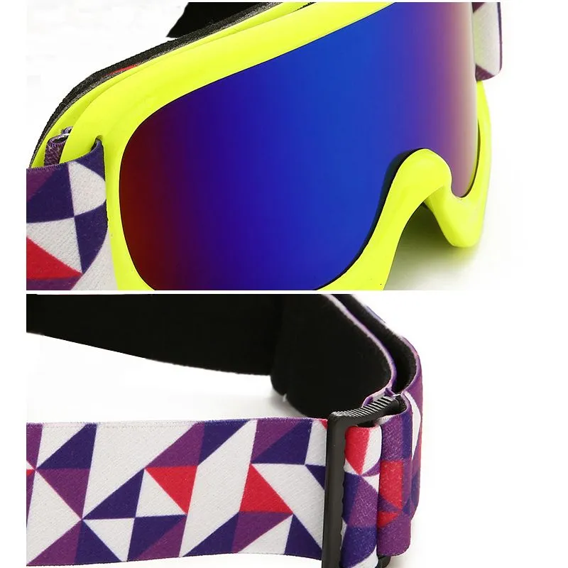 Ski Goggles Mountain Teenager Girl Snow Eyewear Outdoor Anti Fog Children Ski Glasses Winter Boy Snowboard Goggles Kids Moto Sunglasses