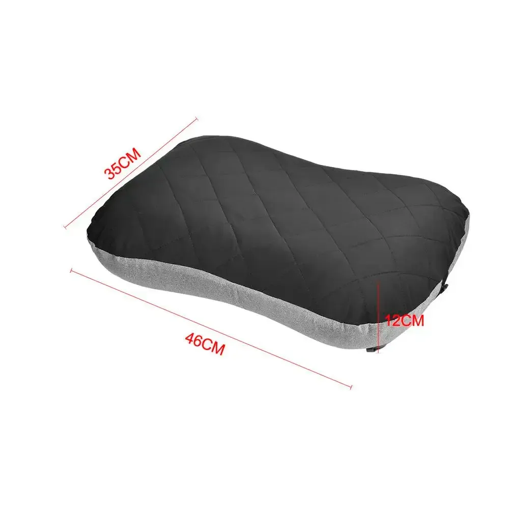 Mat Inflatable Air Pillow Bed Sleeping Camping Pillow Neck Stretcher Backrest Pillow Portable for Travel Plane Head Rest Support