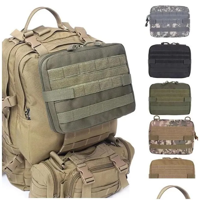 Outdoor Bags Molle Military Pouch Bag Emt Tactical Emergency Pack Cam Hunting Accessories Utility Mtitool Kit Edc 230927 Drop Deliver