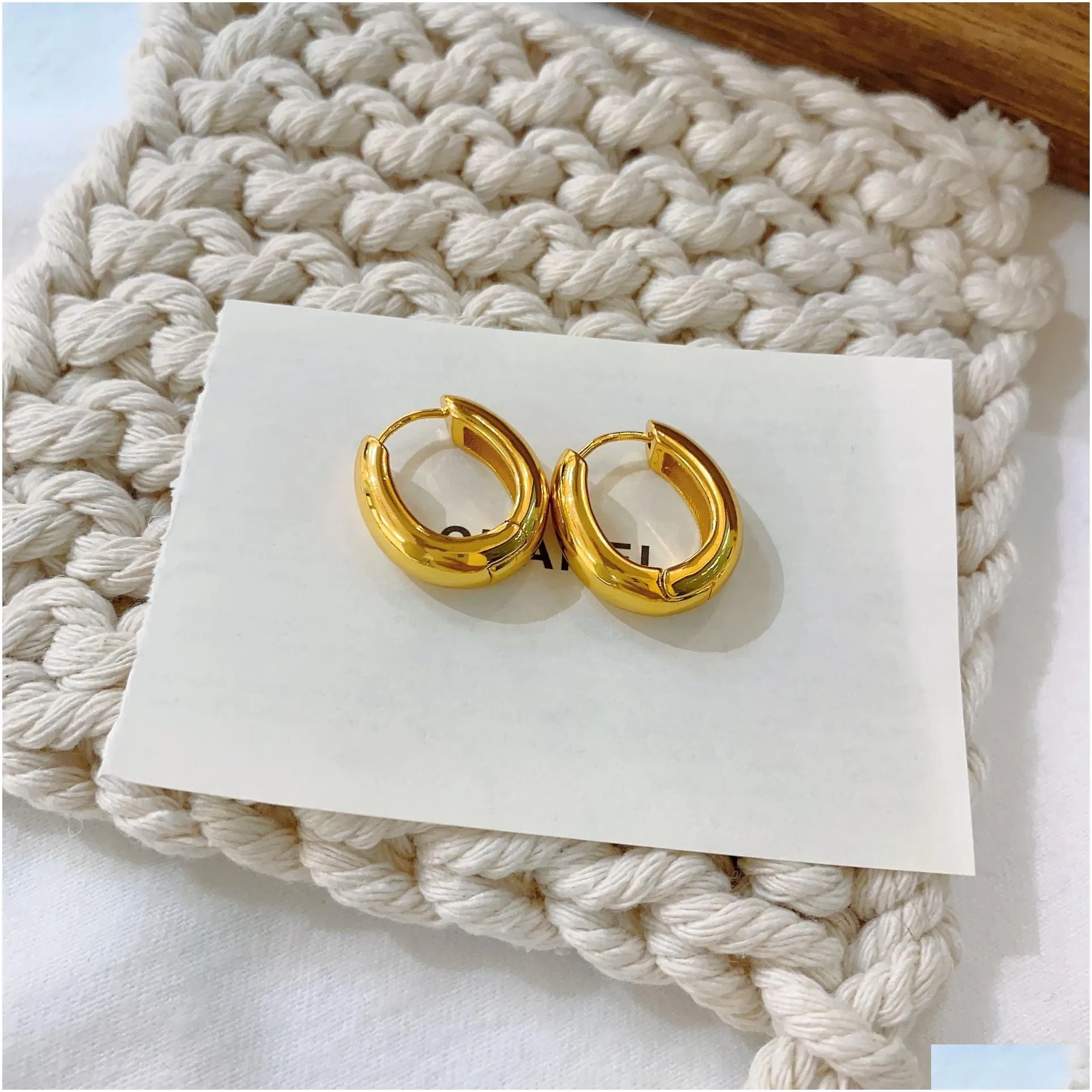 french retro designer celi cold wind stud earrings female luxury quality ear buckle brass 18k gold plated temperament earrings ladies