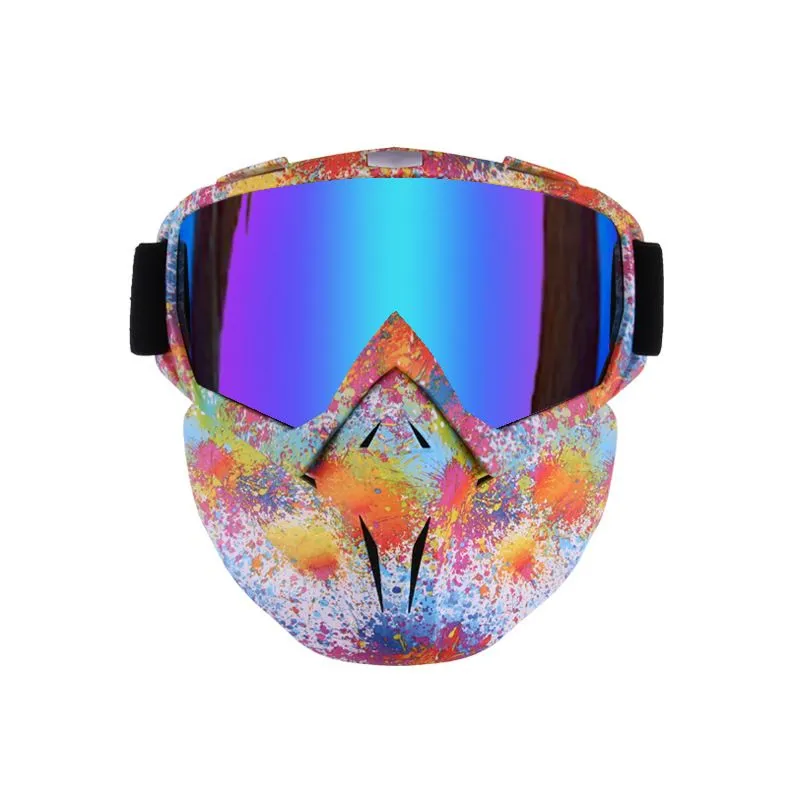 Ski Snowboard Glasses Face Mask Snow Snowmobile Goggles skiing Windproof Motocross Sunglasses Outdoor Eye