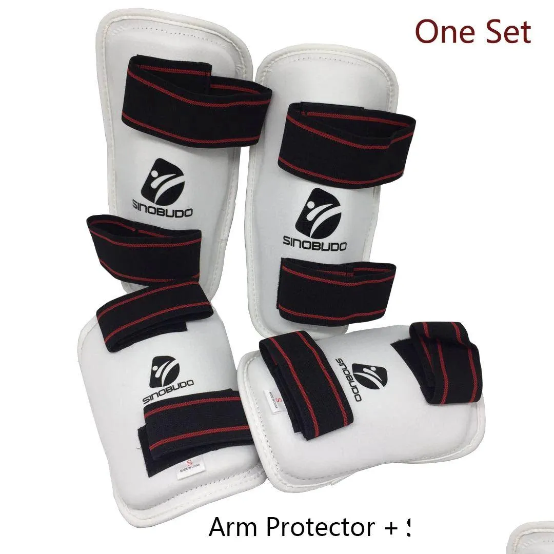 Products High Quality Taekwondo Equipment WTF ITF Protector Foream SINOBUDO Arm Guard Legging Geer Kicking Boxing Judo Karate