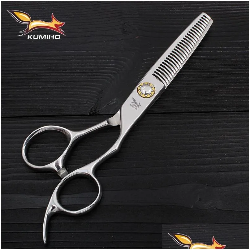 KUMIHO Japanese hair scissors professional dressing with big bearing screw cutting and thinning 220222