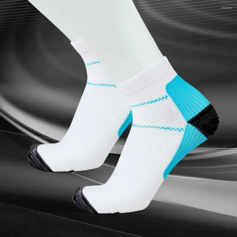 Sports Socks 1 Pair Unisex Compression Simple Running Strong Toughness Dedicated Exercise Breathable