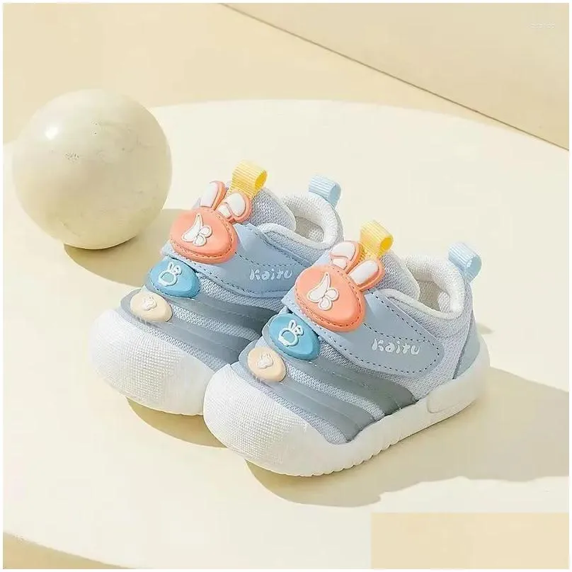 First Walkers Spring And Autumn 0-1-2 Years Old Baby`s Soft-soled Breathable Non-slip Children`s Shoes Baby Toddler