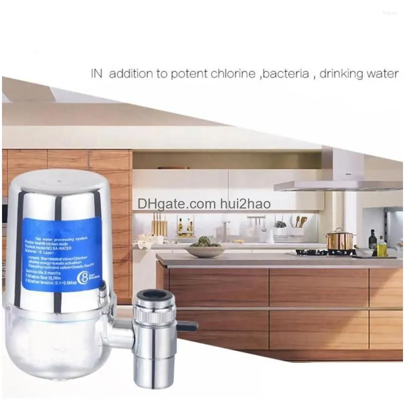 kitchen faucets for faucet tap 8 layer ceramic electric plating filter household water purifier cleaner activated carbon