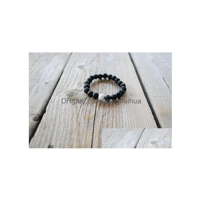 oil diffuser bracelet mala beads lava howlite long distance relationship bracelets for couples