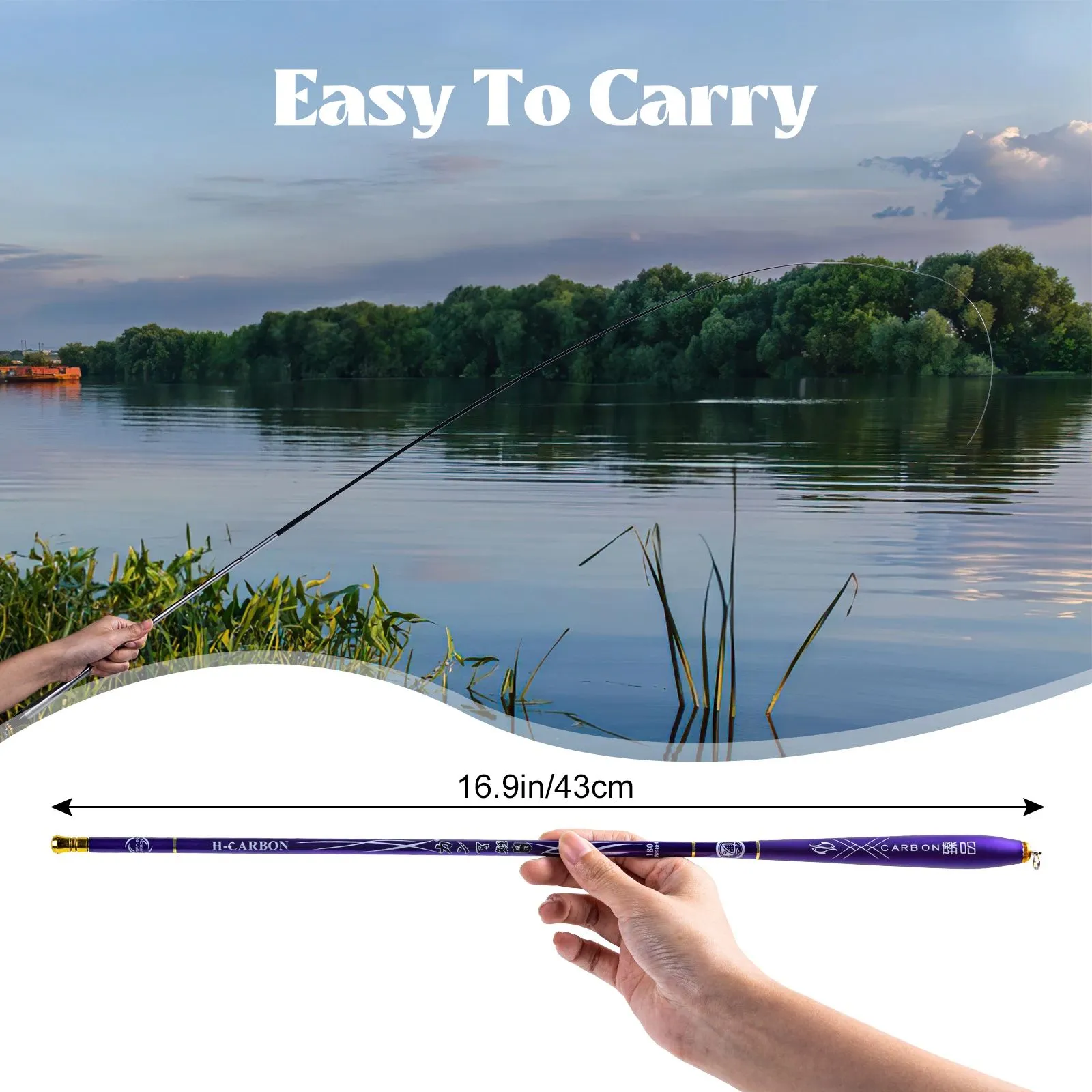 Rods Goture 1.8m3.6m Portable Mini Telescopic Fishing Rods Super Light Freshwater Carp Stream Pond Rod Fishing Tackle