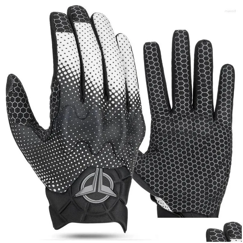 Cycling Gloves Bicycle Riding Road Bike MTB Full Touch Screen Long Finger Thickened Fall And Winter Models Equipment