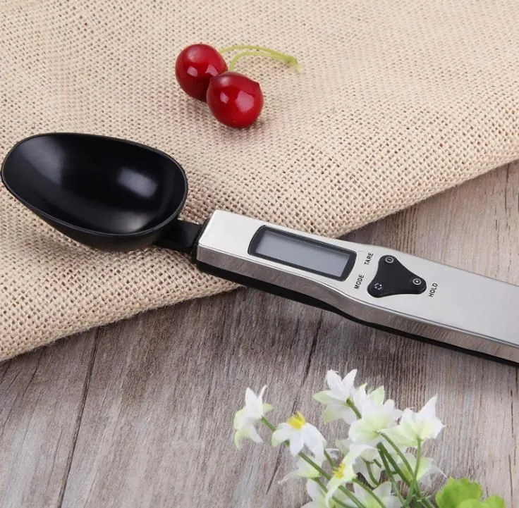 Practical Portable Lcd Digital Kitchen Measuring Spoon Gram Electronic Spoon Weight Volumn Food Scale Wholesale