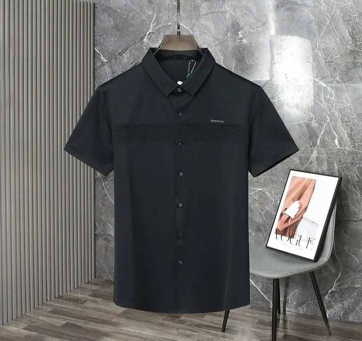 Summer shirts Men T Shirts Cardigan designer t Shirt Button Lapel Workplace Tees Cardigan short sleeve top High quality fashion mens shirtor business affairs