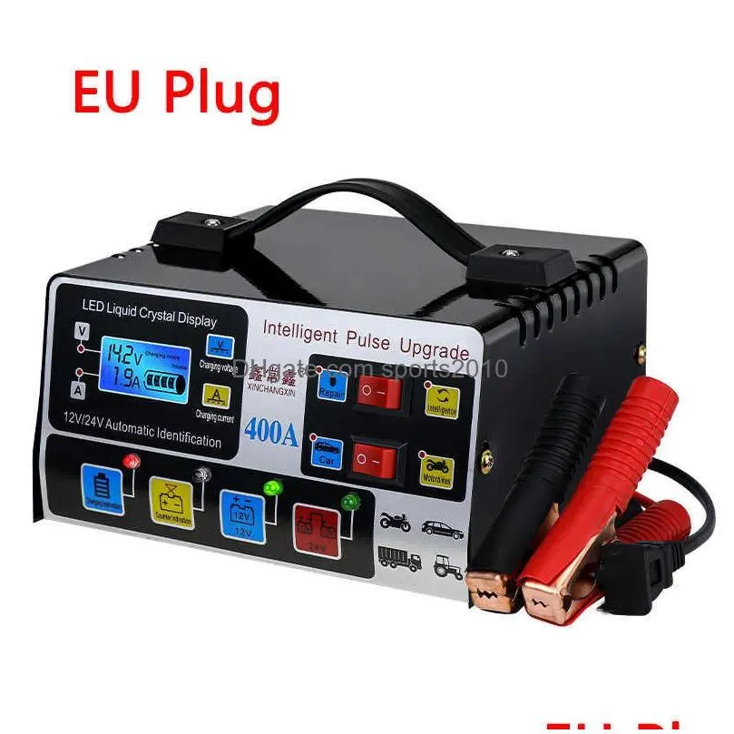 Car Other Auto Electronics 12V24V 220W Battery  Fly Matic High Frequency Intelligent Pse Repair Lcd Display Drop Delivery Autom Dhpue
