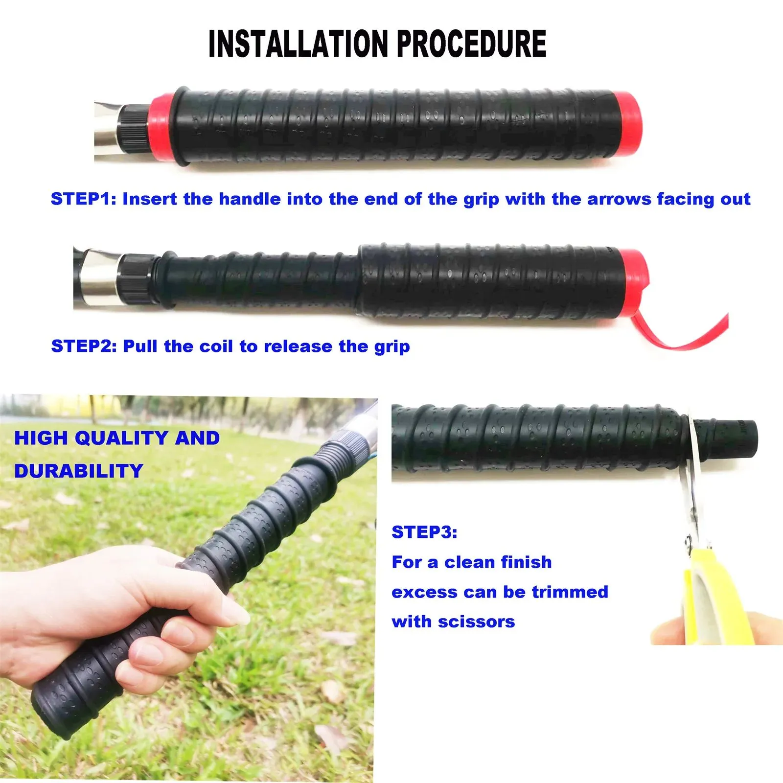 Tools Silicone Bat GripFishing Rod gripCold Shrink Wrap Tube Waterproof, NonSlip, and Easy to Install