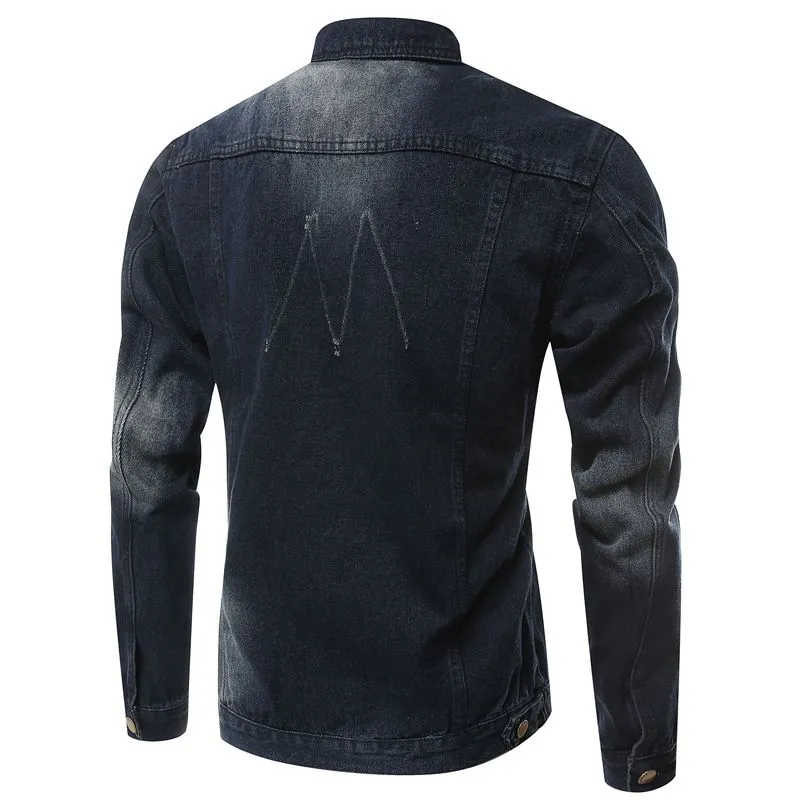 The han edition men plus-size foreign trade denim jacket jean