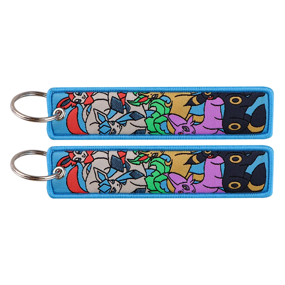 Keychains & Lanyards Various Types Of Cartoon Cool Key Tag Embroidery Fobs For Motorcycles Cars Bag Backpack Keychain Fashion Ring Gi Otejf