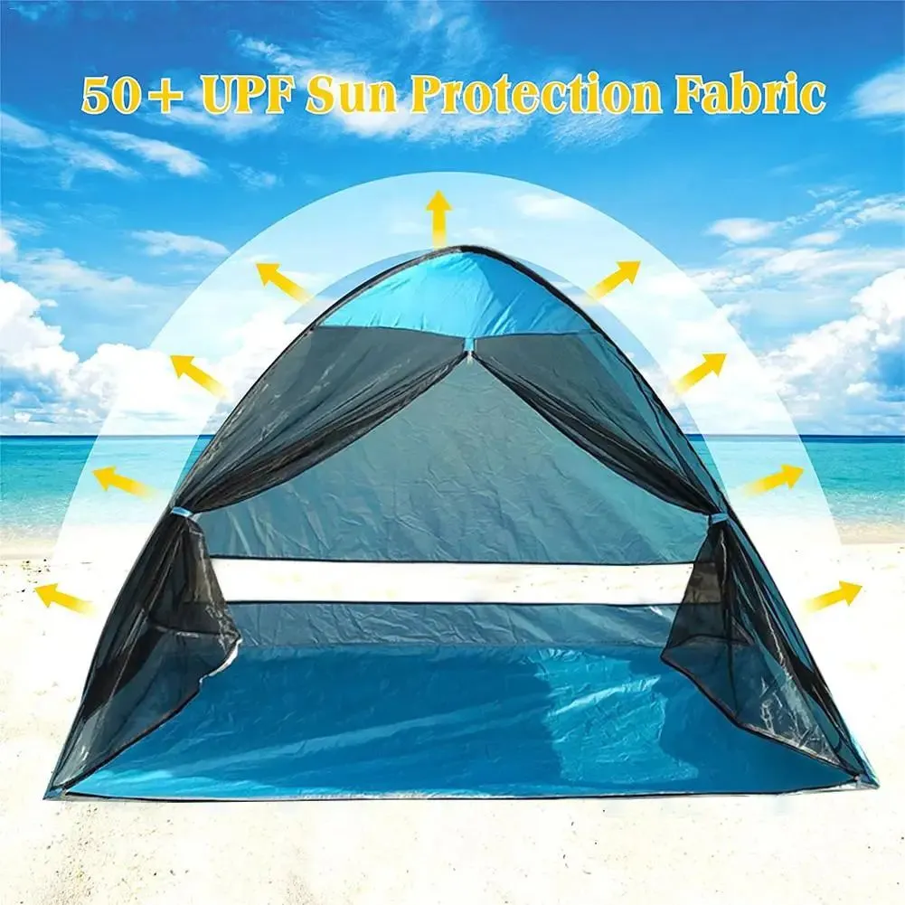 Tools Awning Beach Tent UV Protection Portable Tent Awning Camping Outdoor Hiking Refuge Couple Travel Gadgets Outdoor Privacy Tent