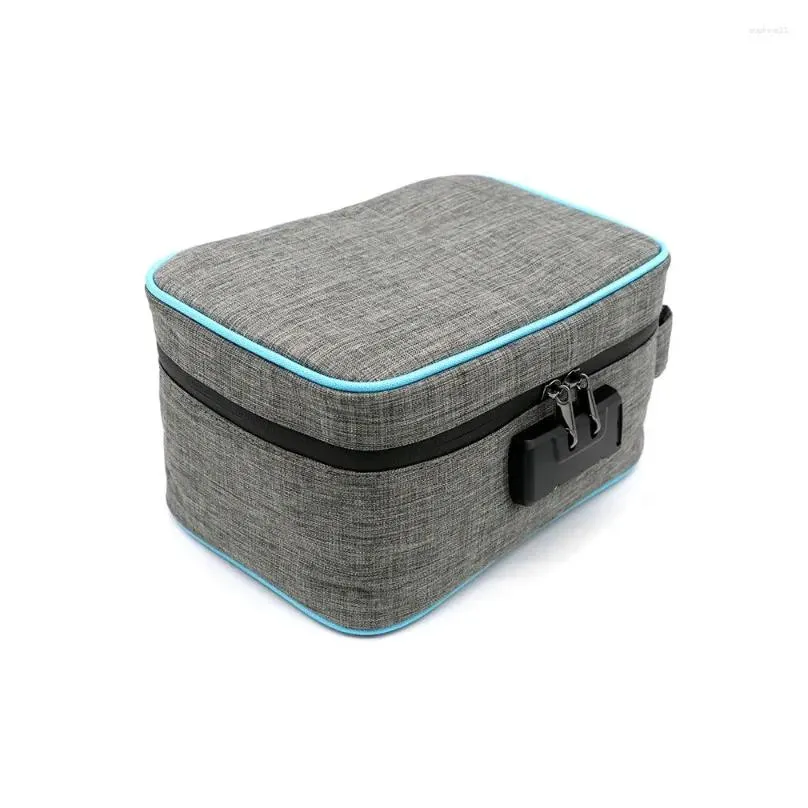 Storage Bags Smell Proof Bag With Combination Lock Odor Stash Case Container For Herbs Box Travel Drop Delivery Dhp2L