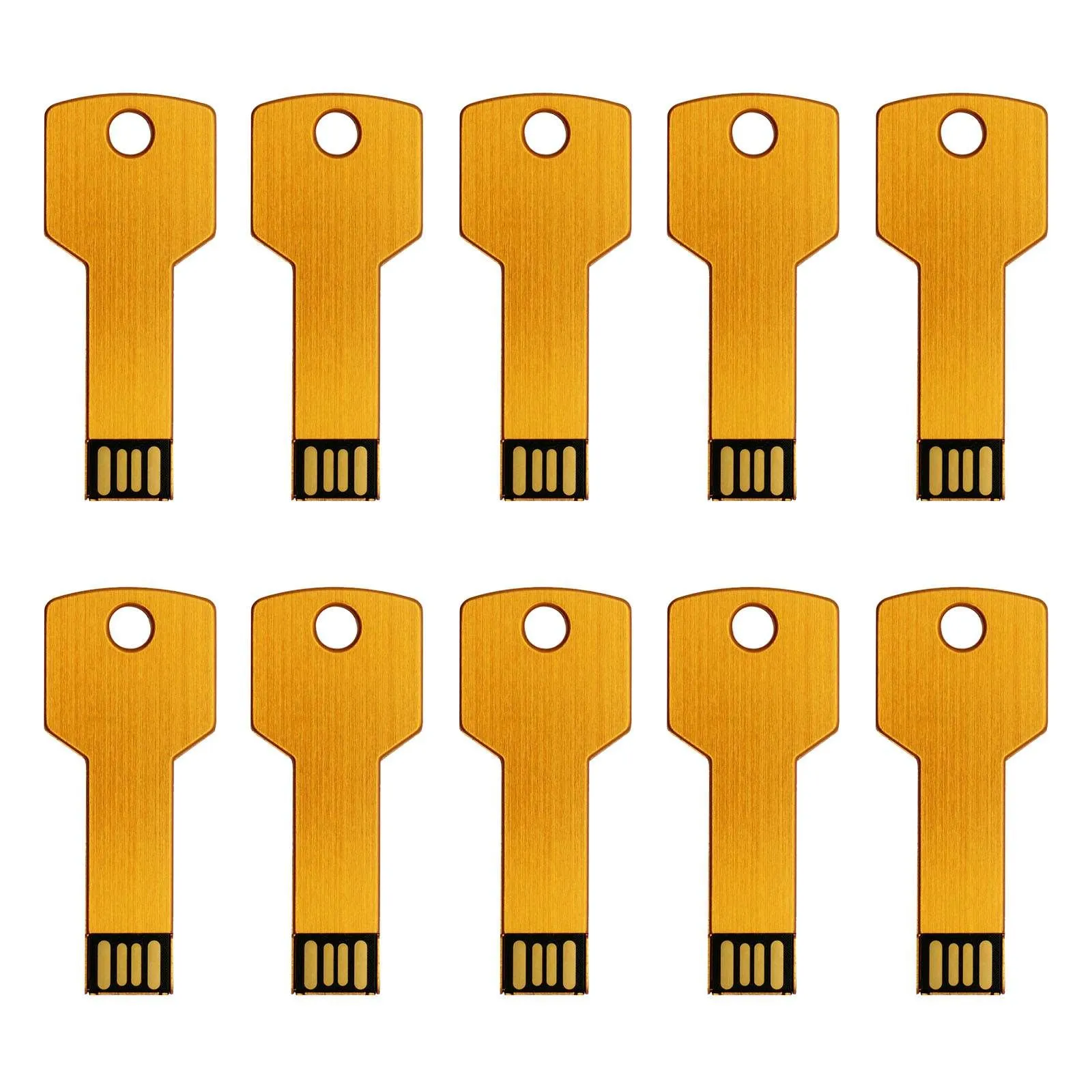 Jboxing Gold Metal Key 32GB USB 20 Flash Drives 32gb Flash Pen Drive Thumb Storage Enough Memory Stick for PC Laptop Macbook