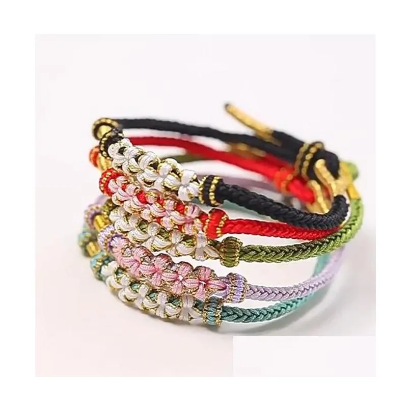 Couple keepsake colorful rope DIY handmade knit bracelet for children and adult bracelet free shipping.