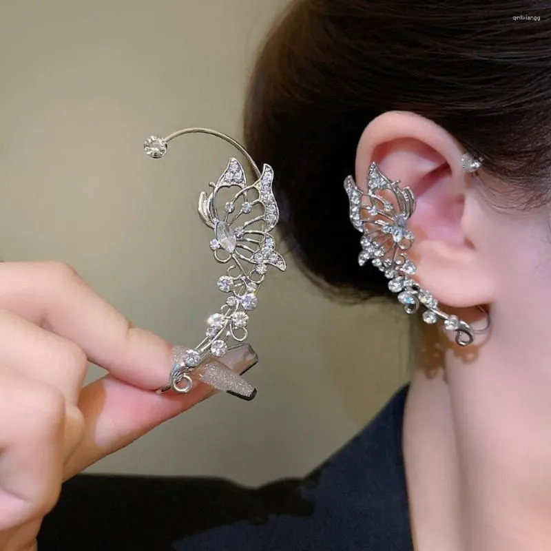 Backs Earrings Irregular Ear Clip Vintage Punk Geometric Animal Earring For Women Metal Elegant Hoop Trend Party Jewelry Gifts