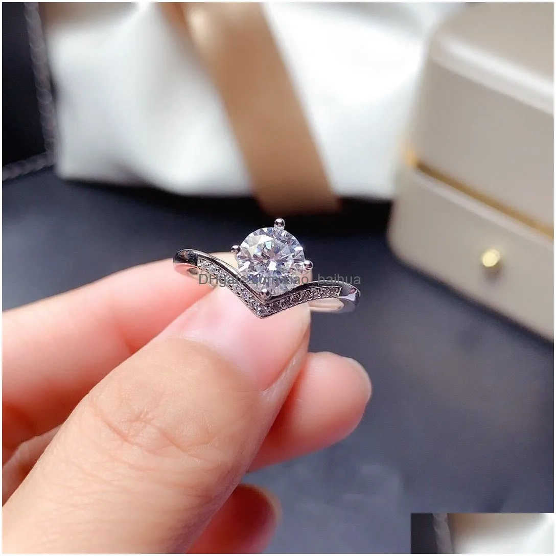 1 carat bague mariage pour femmes elegante mariee fiancailles bijoux anniversaire accessoire de mode diamant cadeau
