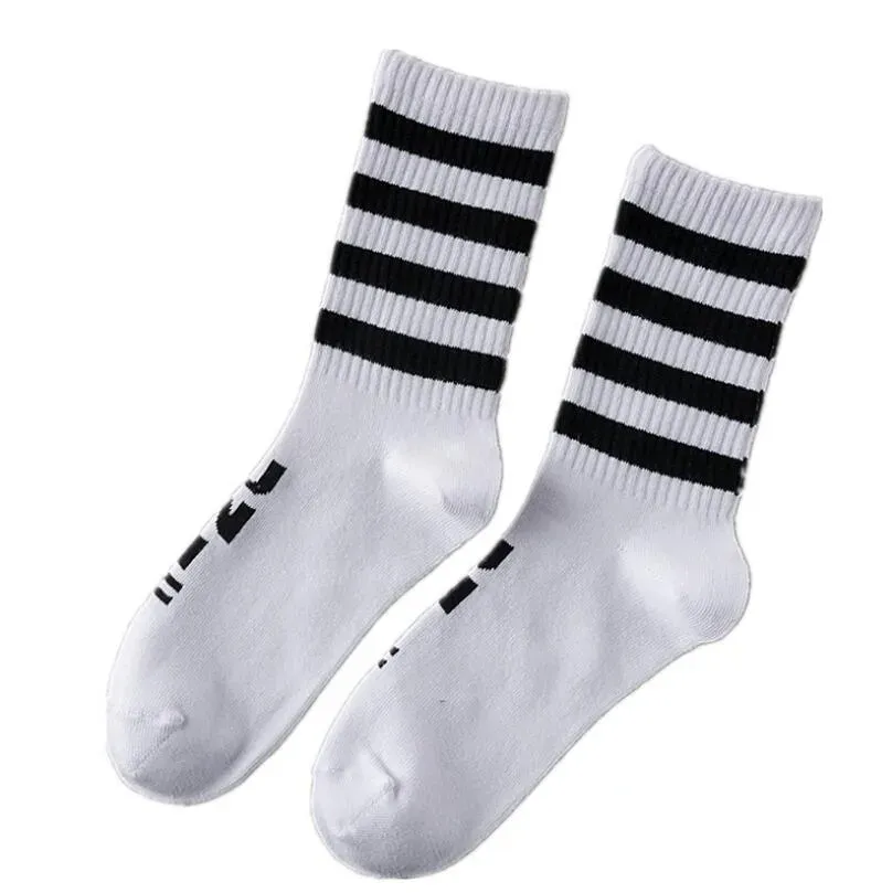 Fashion Men Women Sock Cotton Luxury Stripe Designer Socks for Men New Comfortable Warm Mens Socks