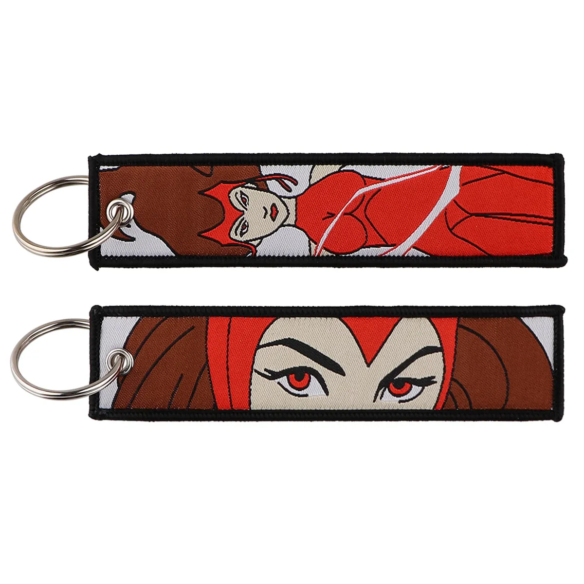 Keychains & Lanyards Various Types Of Cartoon Cool Key Tag Embroidery Fobs For Motorcycles Cars Bag Backpack Keychain Fashion Ring Gi Otc1D