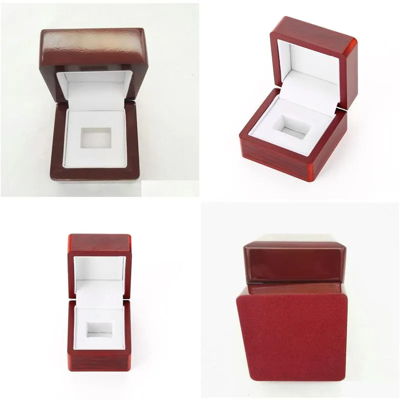 Other Fashion Accessories Wooden Display Box Ship Ring Collectors Case 1 Slot05138942 Drop Delivery Dhthz