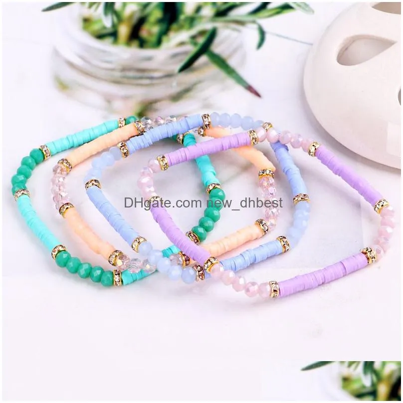 Beaded New 8 Styles Mix Color Glass Seed Bead Vsco Girl Frienship Bracelet Womens Boho Adjustable Bracelets Wristband Jewelry Gifts F Dhcqj