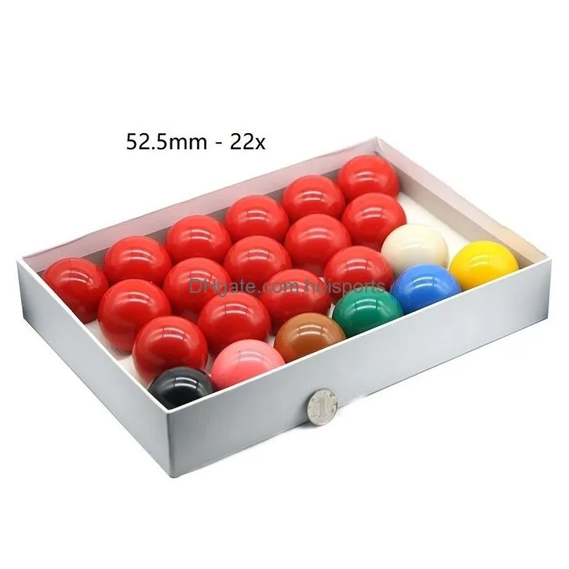 standard size 525mm snooker ball set 22x 2116inch billiard kit 240315