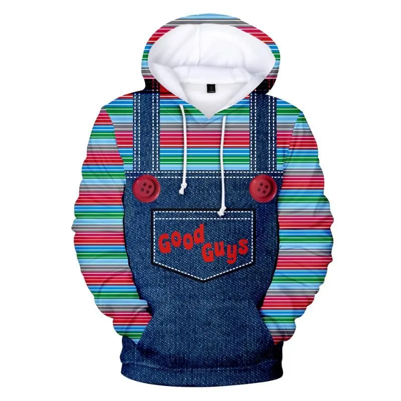 Good Guys Chucky 3D Printed lovely Cartoon Male Female Leisure Hoodies Simple Street Clothes