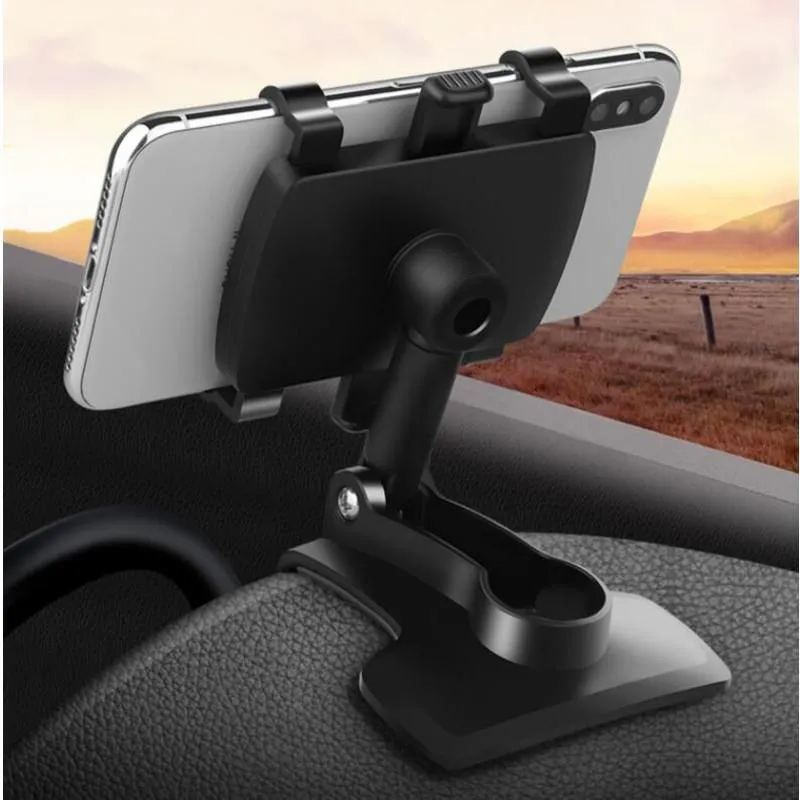 Car Holder Phone Multi-function In The Dashboard Rearview Mirror Sun Visor Baffle GPS Mounting BracketCar